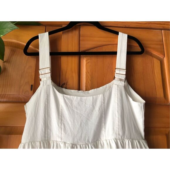 FashionNova Mary Linen Maxi Dress Size XL NWT - Picture 8 of 14